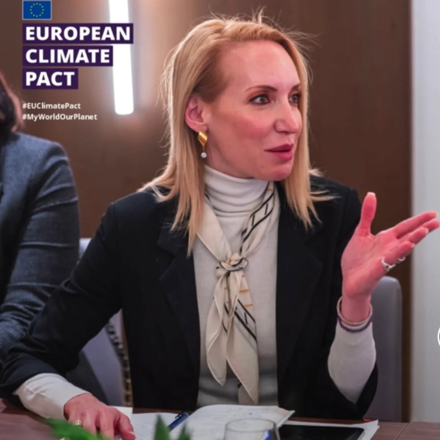 Στιγμιότυπο από τη συνάντηση εργασίας για την κλιματική δράση